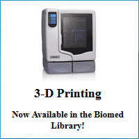 3D printing in the Biomed Library