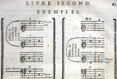 Rameau, traite de l'harmonie reduite a ses principes naturels 1722