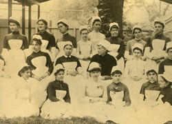 Bates Archival photo: Graduating class of 1886