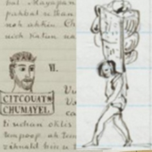 two pages from the Berendt-Brinton collection