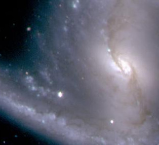 One of the first images from the DECam (the half-gigapixel camera of the Dark Energy Survey) showing the barred spiral galaxy NGC 1365.