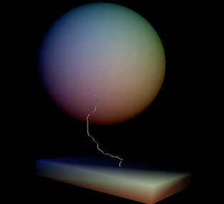 Computer simulation of tethered particle motion