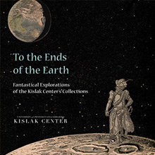 Cover of To the Ends of the Earth 2017 Calendar with a Conquistador standing on the moon looking towards earth