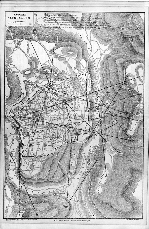 Map titled "Modern Jerusalem"