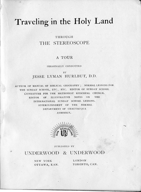 Title page of the 1900 printing