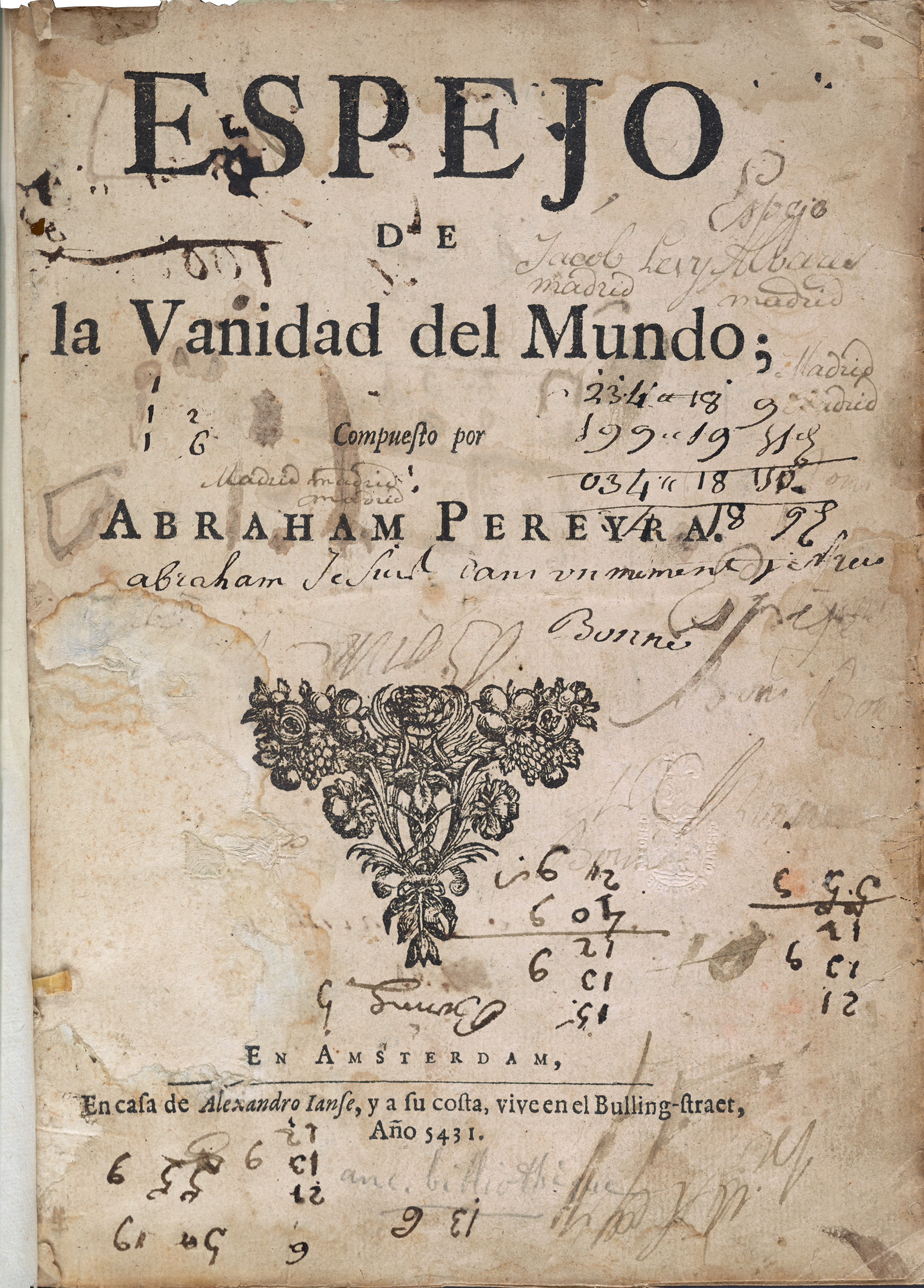 Title page with ornate detail