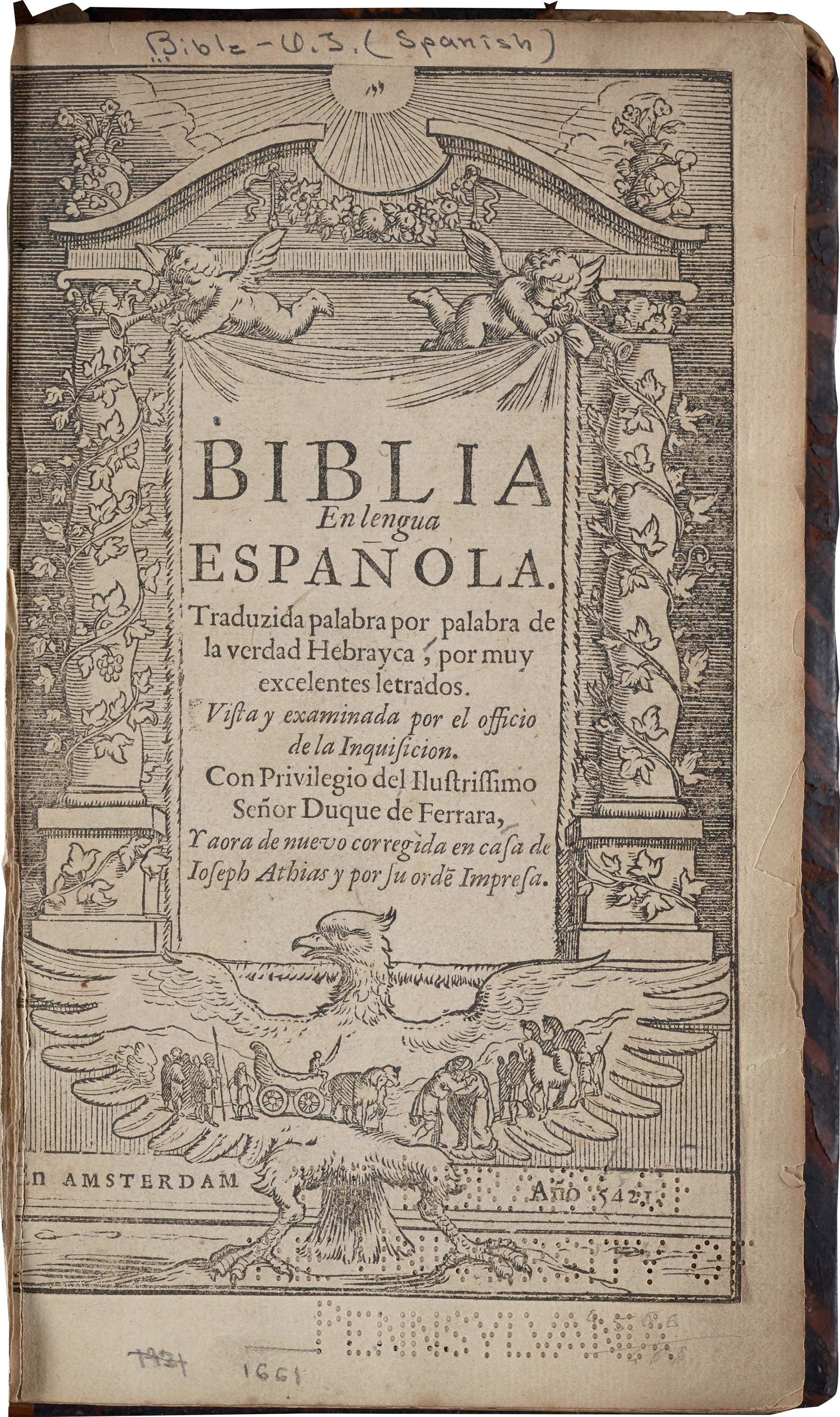 Title page of the 1661 edition