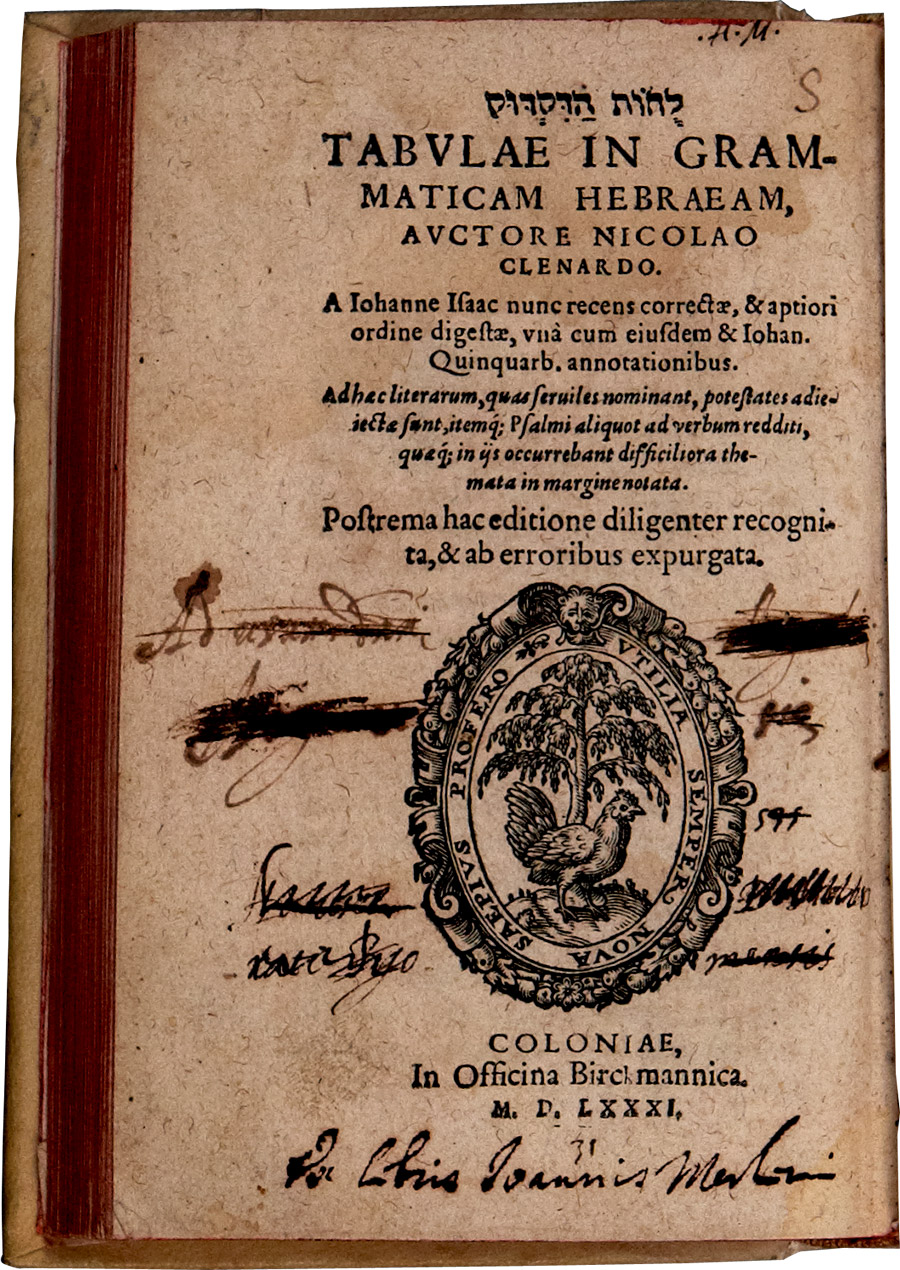 Title page of the 1581 printing
