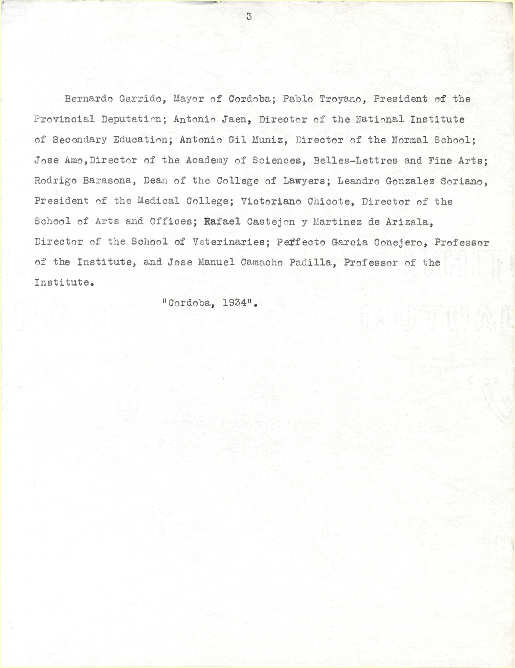 Elmaleh to Adler: copy of letter to Philadelphia Jewish Exponent with translation of Cordoba manifesto, page 3