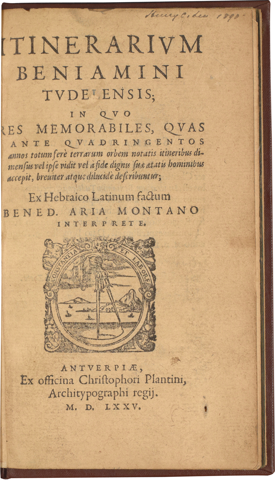 Title page of the 1575 edition