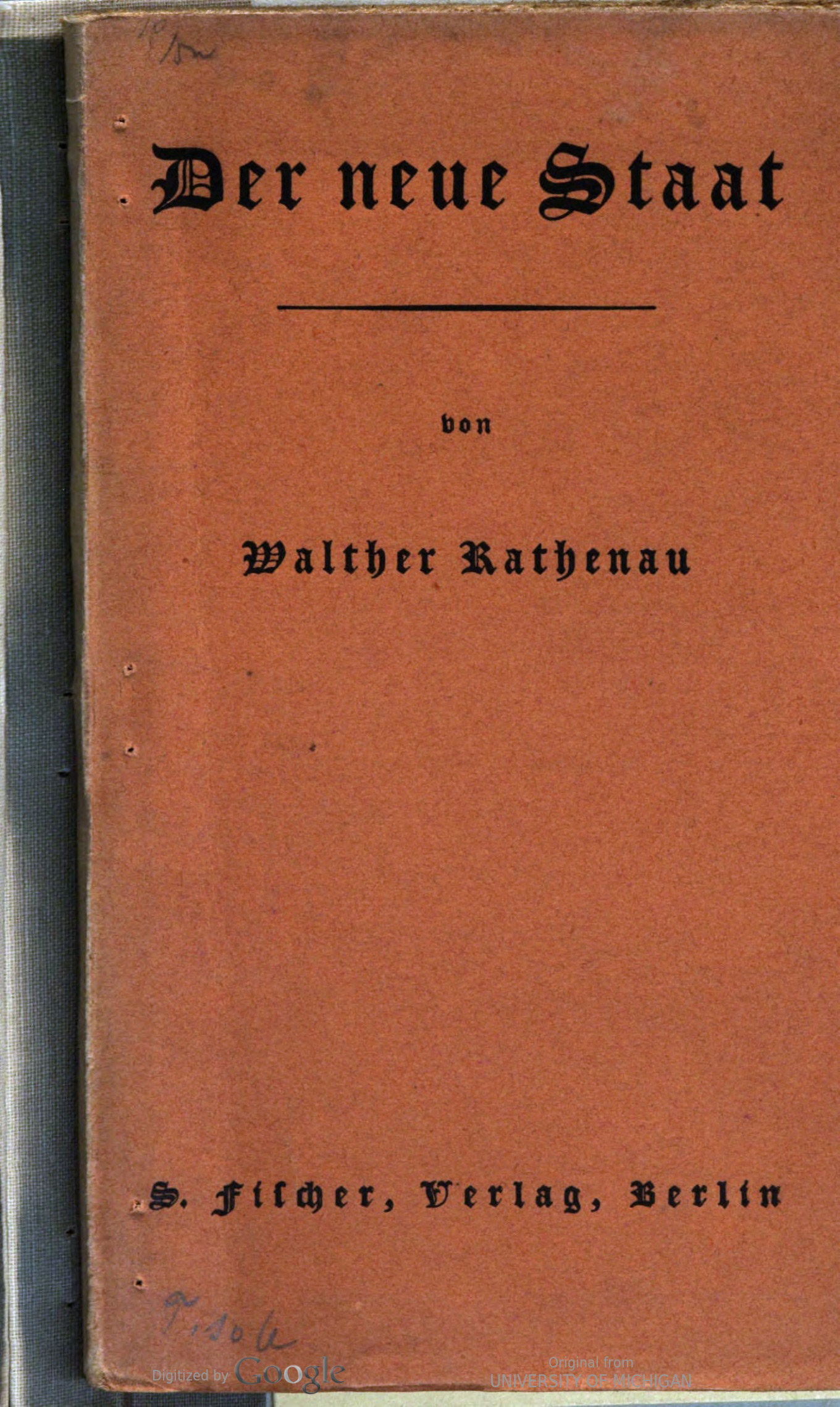 Cover of Der neue staat