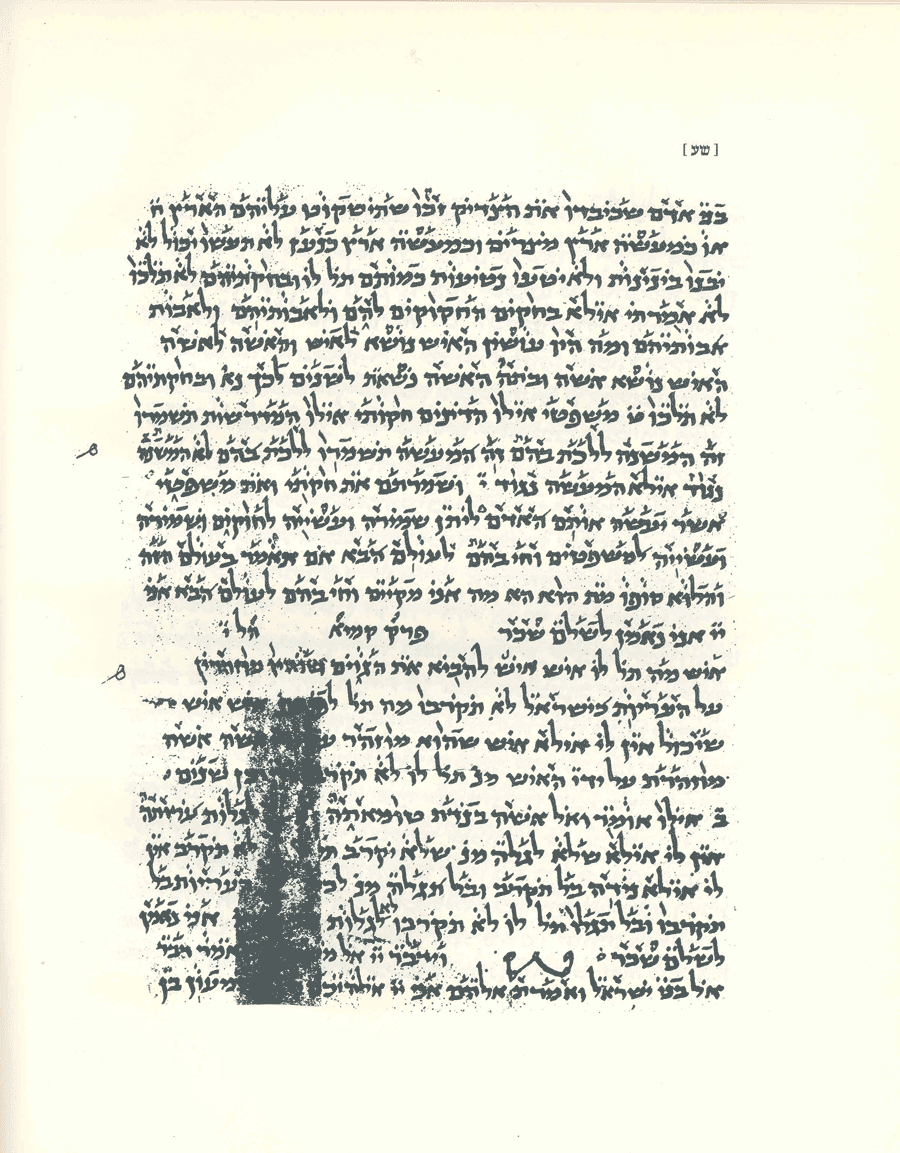 Image of the Acharei Mot, chapter 9
