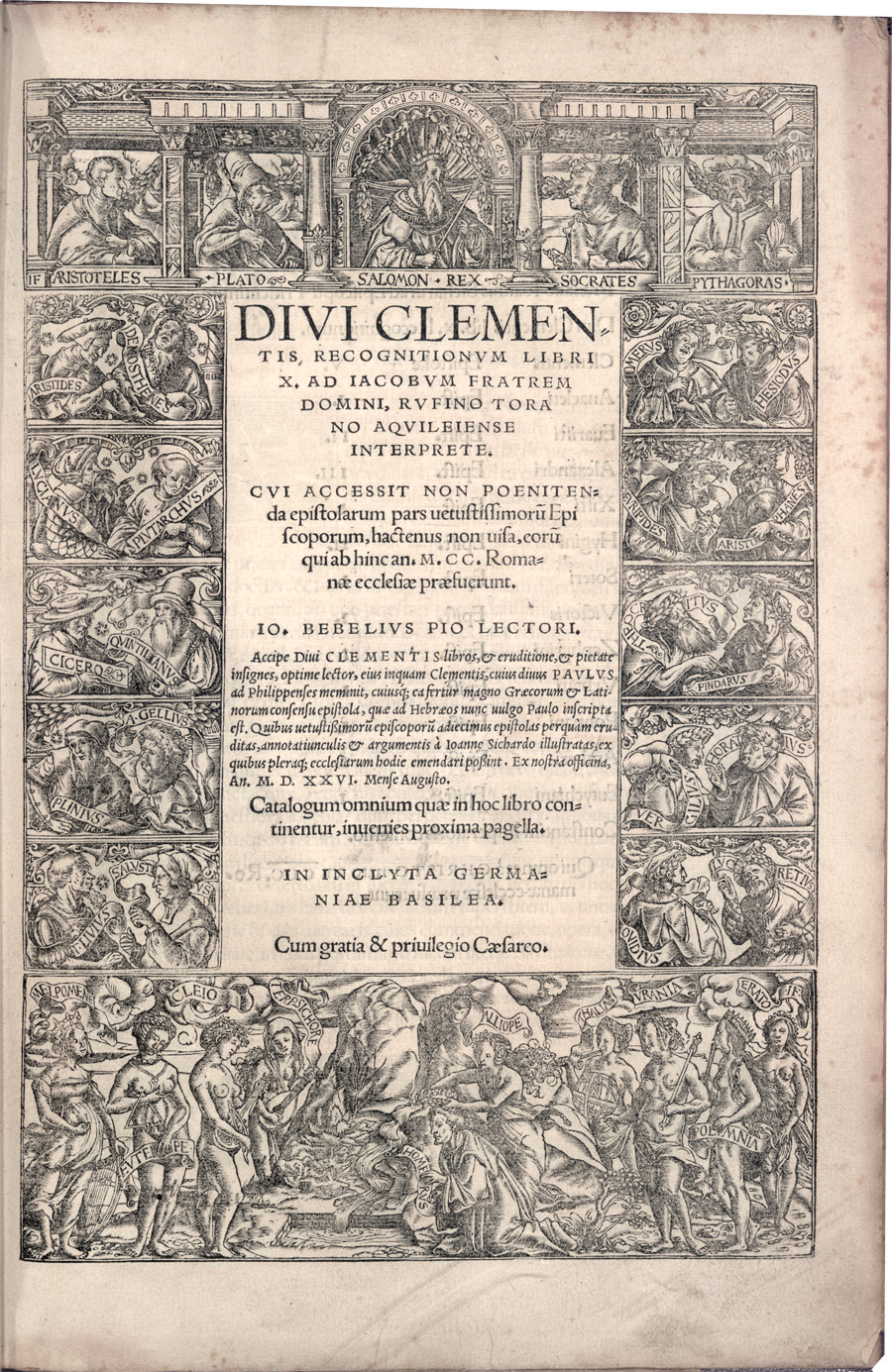 Title page of the 1526 printing