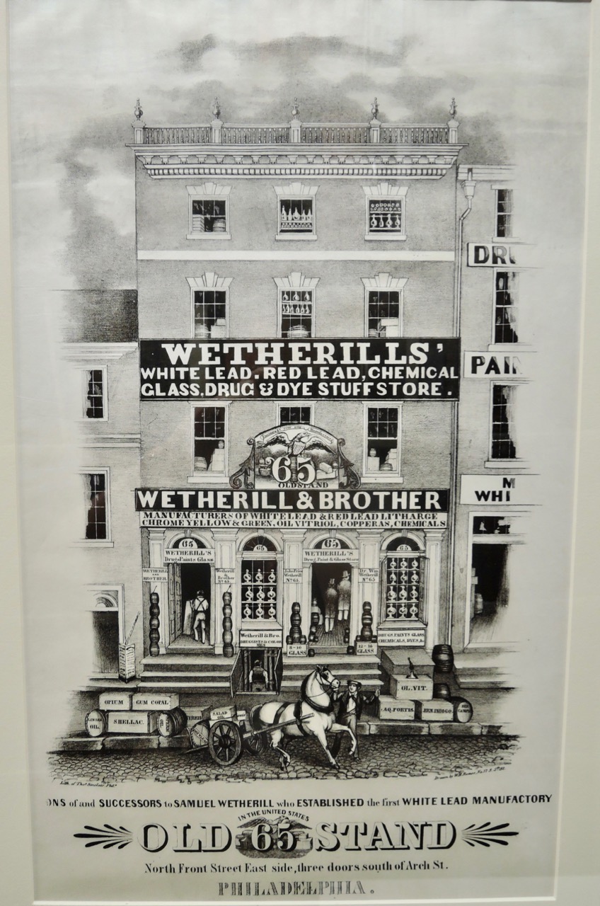 Image of the Wetherill shop, Philadelphia (Kislak Center)
