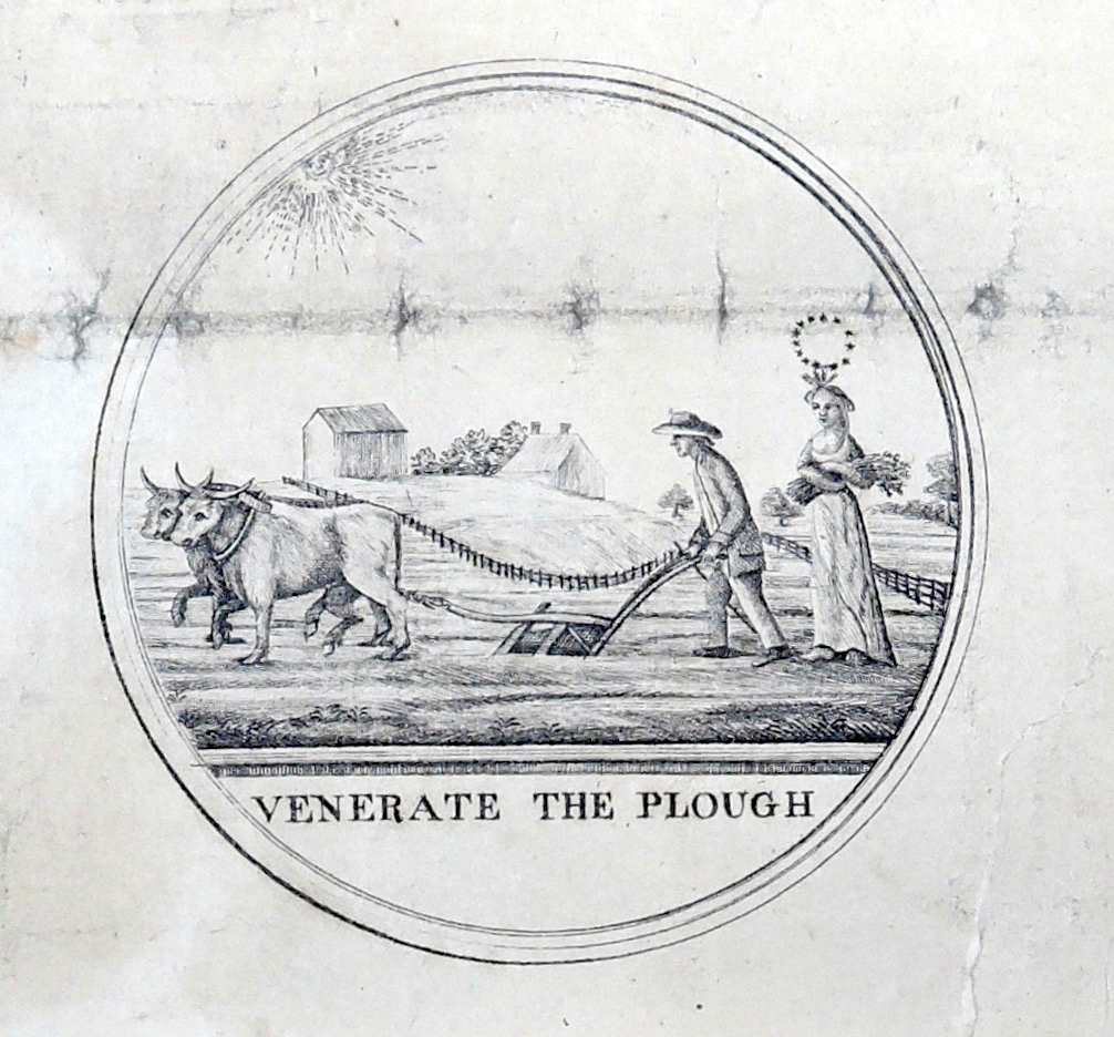 Engraved version of the PSPA medal, 1790s, PSPA Papers