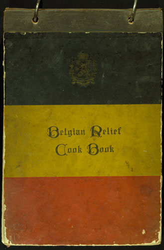 Cover of Belgian Relief Cook Book.