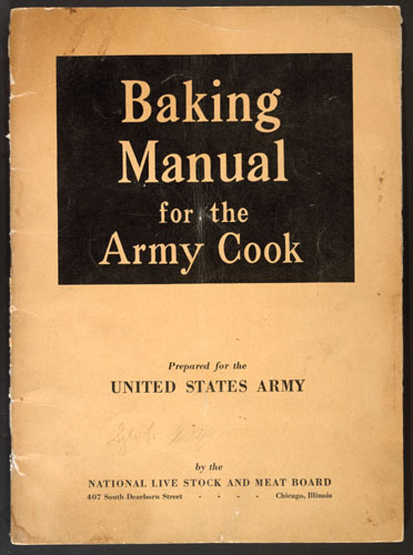 Cover of Baking Manual for the Army Cook.