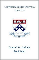  Samuel W. Golden Book Fund of bookplate