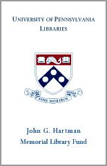 John G. Hartman Memorial Library Fund bookplates