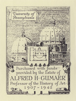 Alfred H. Gumaer Fund Bookplate
