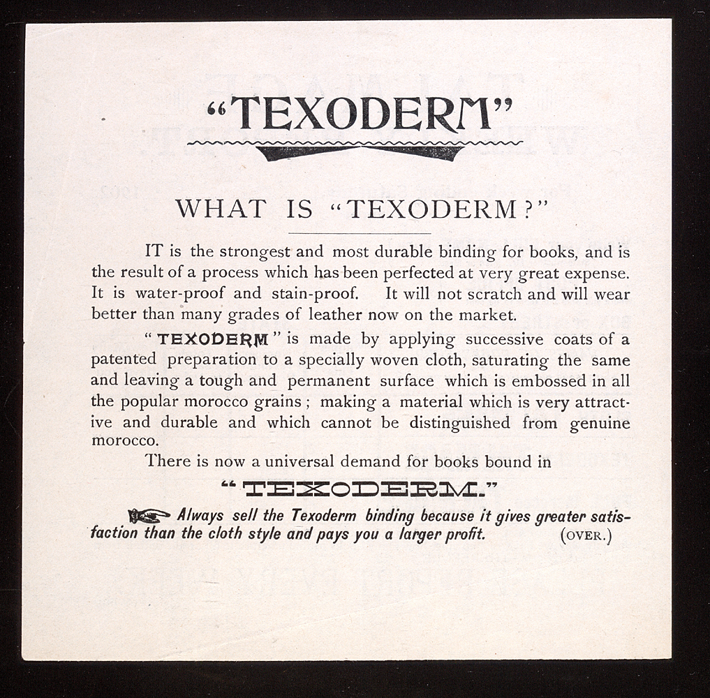 "Texoderm" Handbill