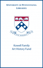 Kowell Family Art History Fund bookplate