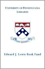 Edward J. Lewis Book Fund bookplate