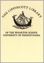 Lippincott Library Book Endowment Fund Bookplate