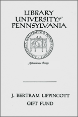 J. Bertram Lippincott Library Fund