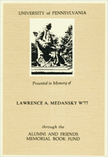 Lawrence A. Medansky Memorial Book Fund