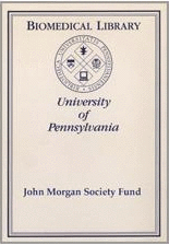 John Morgan Society Fund Bookplate
