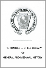Charles J. Stille Fund Bookplate