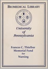 Frances C. Thielbar Memorial Fund Bookplate