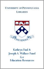 Kathryn Faul and Joseph A. Wallace Fund bookplate