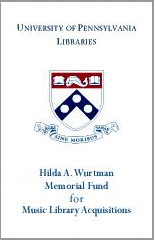Hilda A. Wurtman Memorial Fund Bookplate