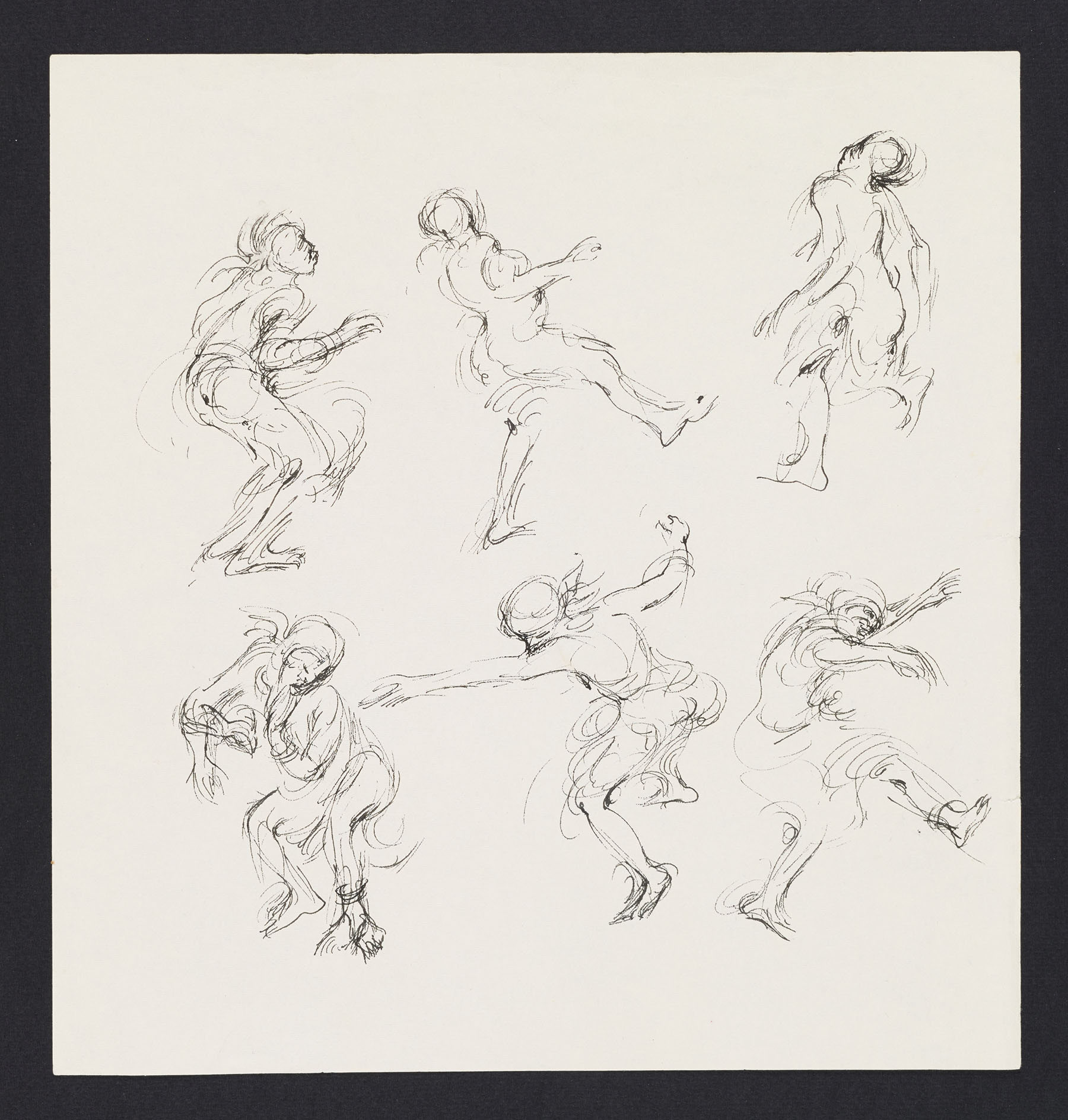 Preparatory studies for The Dancing Granny (New York: Atheneum, 1977)