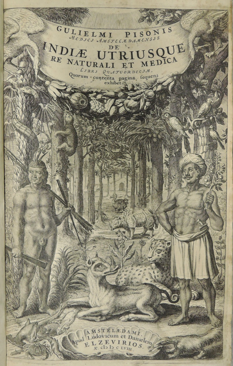 Wlllem Piso's natural history, engraved title page
