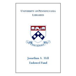 Bookplate for Hill Fund