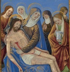 Lamentation of Christ with the Virgin Mary, the Holy Women, and Saint John.
