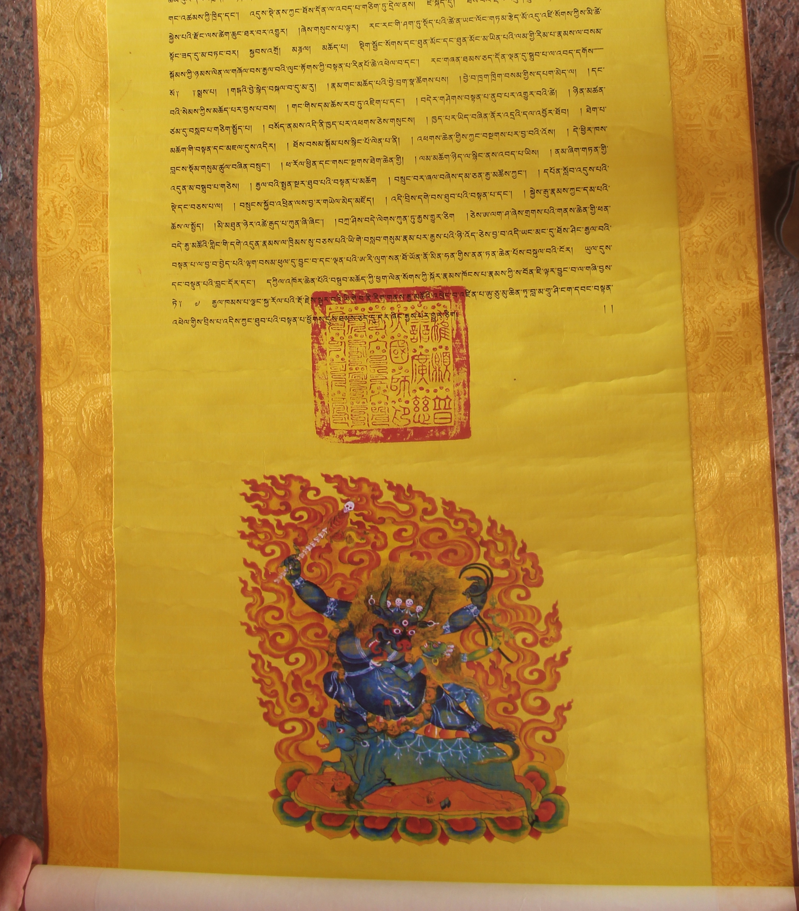 Buddhist monastic constitution roll