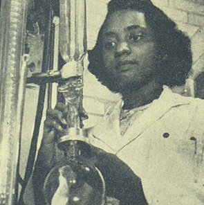 Scientist Cynthia Hall in Ebony magazine, 1949
