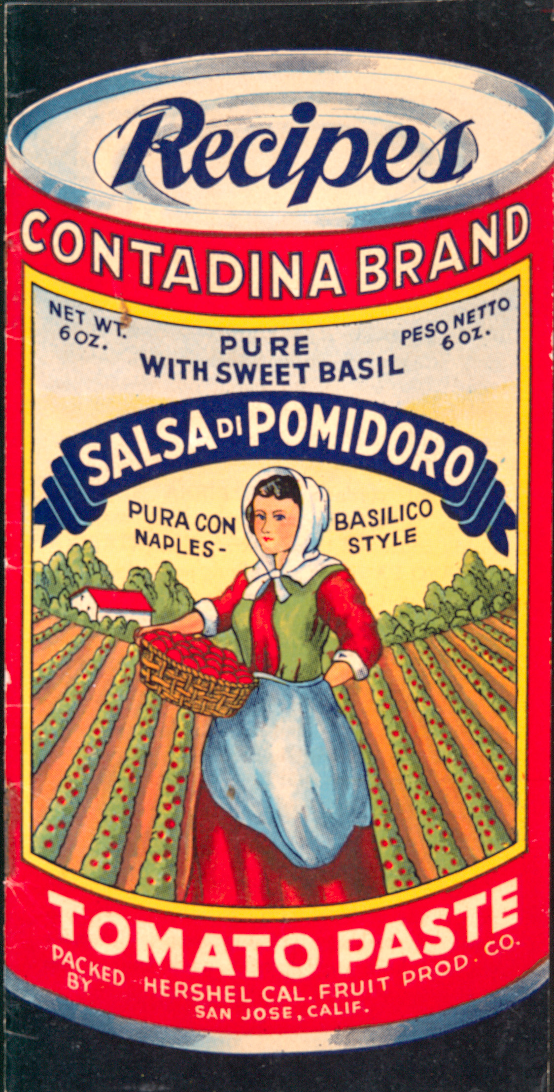 Recipes, Contadina Brand Tomato Paste