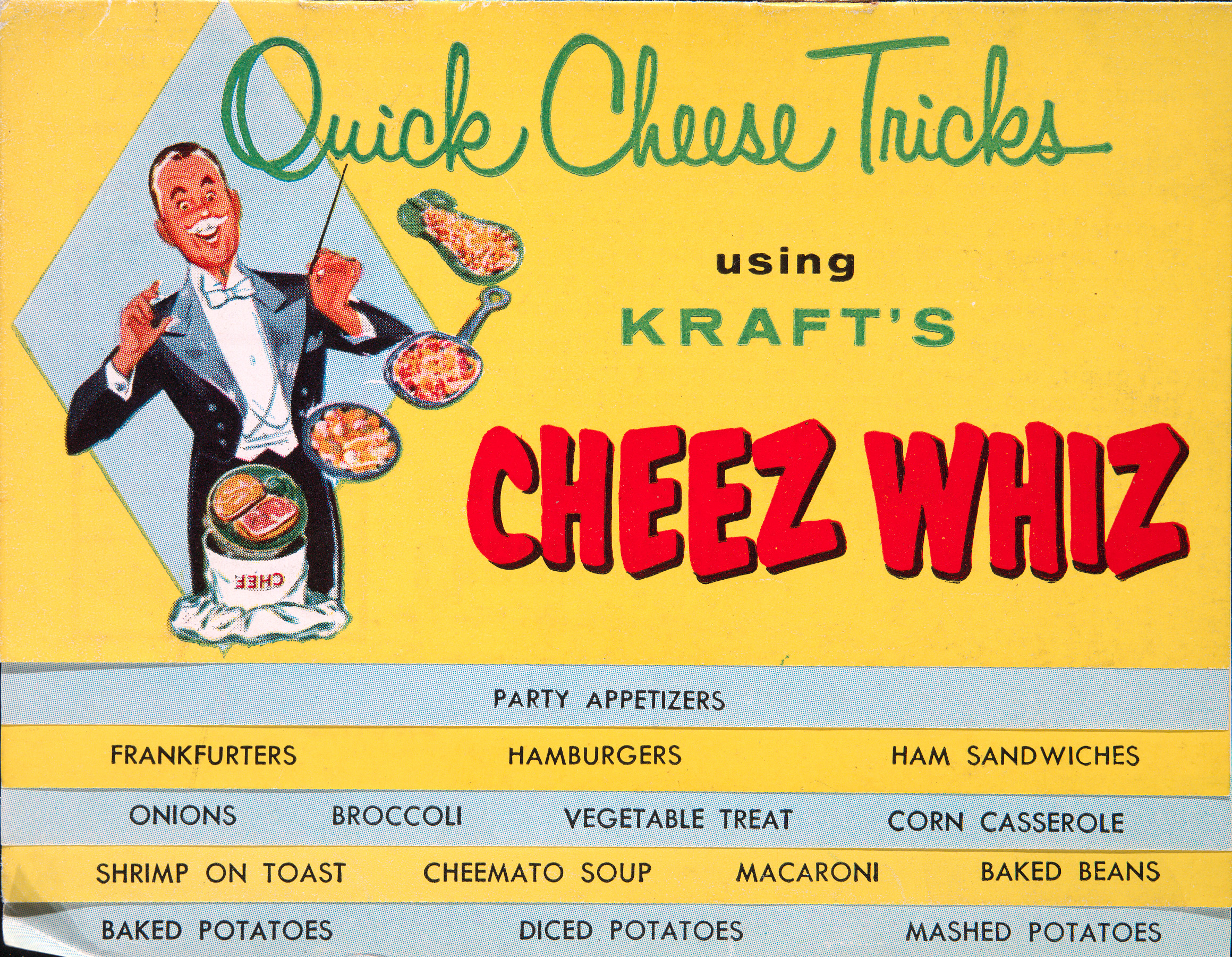 Quick Cheese Tricks Using Kraft’s Cheez Whiz. 