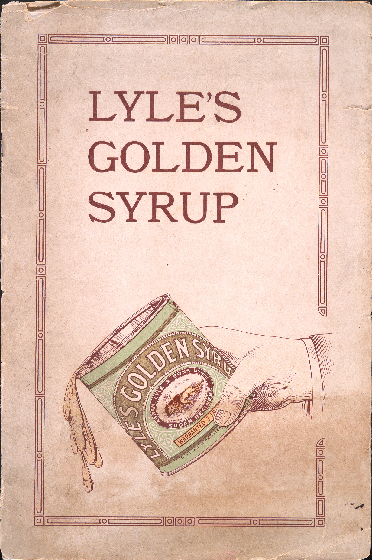 Lyle’s Golden Syrup. 