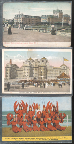 Postcards from Atlantic City.