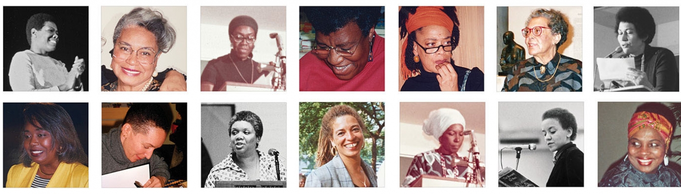 Photos of various black women writers