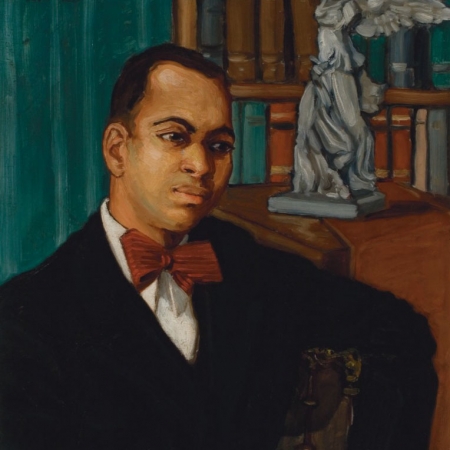 Painted portrait of Countee Cullen Tulane courtesy of University: Amistad Research Center