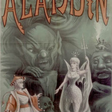 Book cover for Victorian-era edition of Aladdin