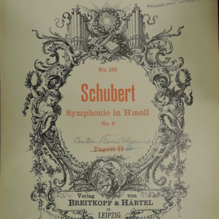 Philadelphia Orchestra Schubert Symphonie No. 8 program