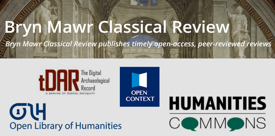 Logos and headers for these journals: Bryn Mawr Classical review, The Digital Archaeological Record, Open Library of Humanities, Open Context, Humanities Commons